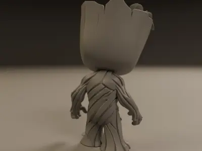 Baby Groot 3D print model