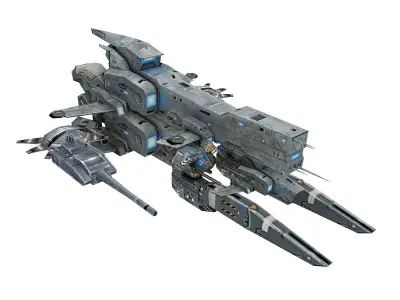 Almighty-Battleship 07 3D model