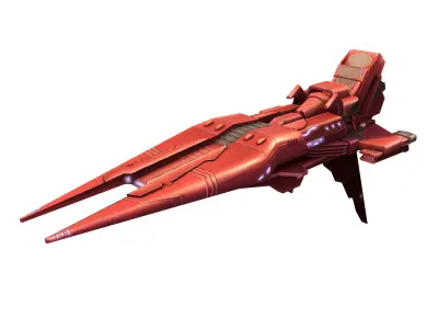 Scythe Battleship 01 3D model