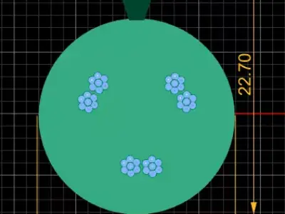 GOLDEN VALKUNAT PENDANT 3D print model