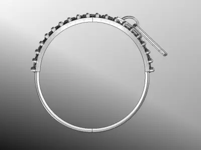Zip Type Ring 3D print model