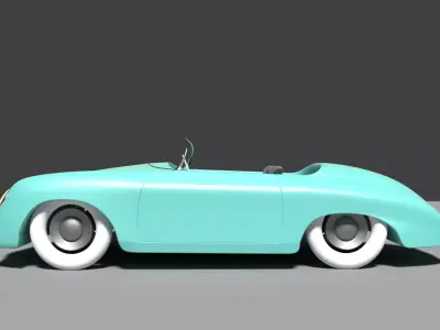 Porsche 356 3D model shop
