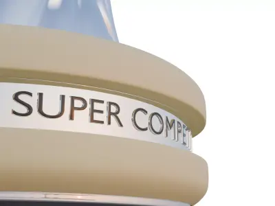 UEFA Super Cup trophy 3D model