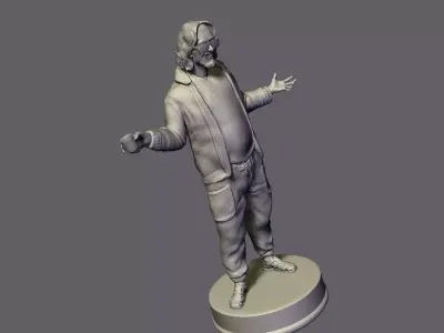 The Dude The Big Lebowski 3D print model