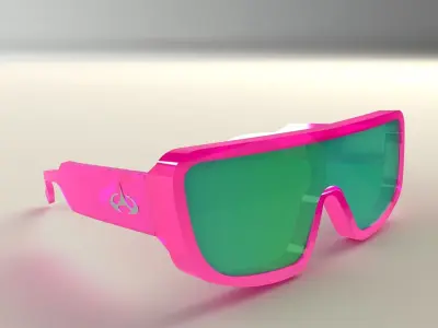 Evoke Amplifier Sunglasses shield 3D model