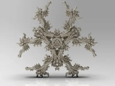 Fractal Kleinian - 3Fold Symmetry 3D print model
