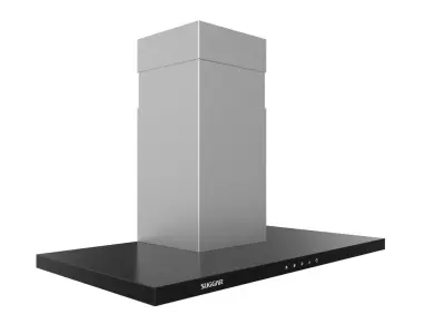 Suggar Granada Slim Touch 90cm Stainless Steel 3D model