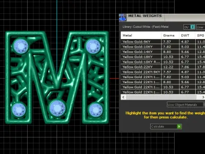 SIMPLE ALPHABET L PENDANT 3D PRINTABLE MODEL  3D print model