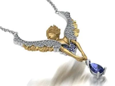 women  necklaces 3D print model