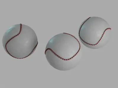 Baseball ball Free 3D model purchase