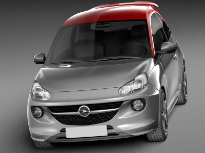 Opel Adam S 2015 3D model