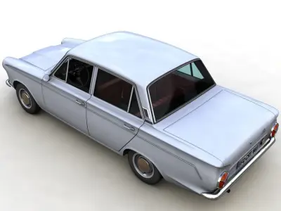 Cortina GT Mk1 4 Doors 1966 3D model