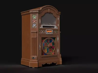 Vintage Wurlitzer 780 Jukebox  Low-poly 3D model