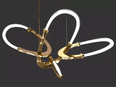 Bouchon Chandelier-2 3D model