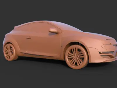 Renault Megane RS 3D print model