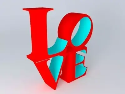 Love sculpture Free 3D model