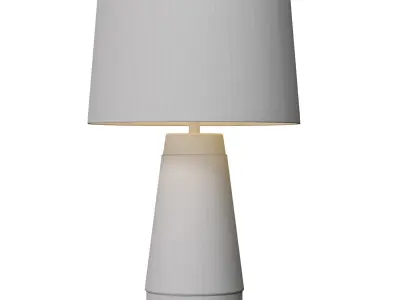 Rustic Southwest Country Nightstand bedside Provence Table Lamp 3D model