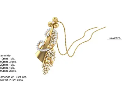 Full Pendent Set Like as Pendant Earring and Ring 3D print model