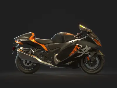 Base model  Suzuki Hayabusa 2022 3D model