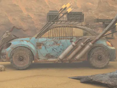 DESERT CAR 3D model