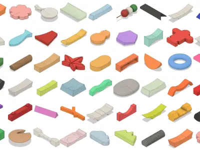 Over 40 Chopstick Rests 3D print model