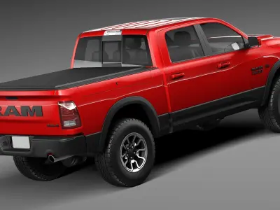Dodge Ram 1500 Rebel 2015 3D model