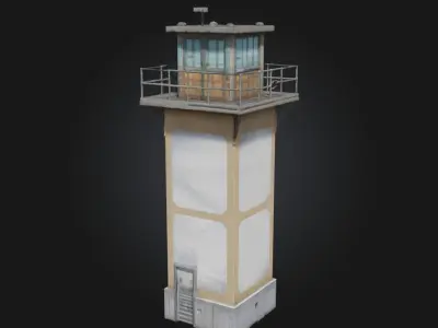 Watchtower Sentinel  Guardian of the Horizon 3D model