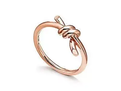 Tiffany knot plain Ring  3D print model