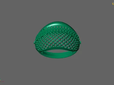 Plain Ring Women Ready STL 3DM Models Womens Rings 3D models 3D print model 50