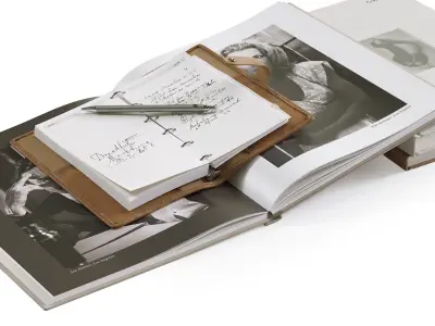 Coffee Table Books 3 3D model