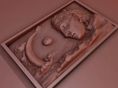 Dreams of the Cosmos 3d art sculpture  3D print model