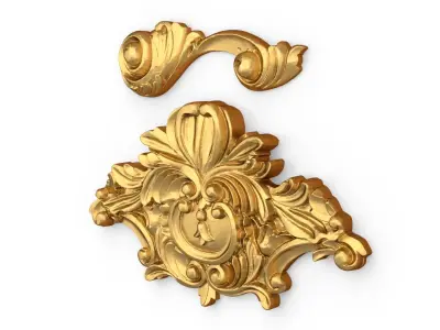 Classic decor ornament 71  3D model