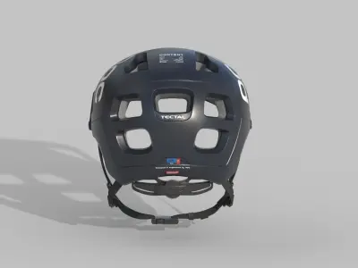 Trail Cycling Helmet Low-poly 3D model