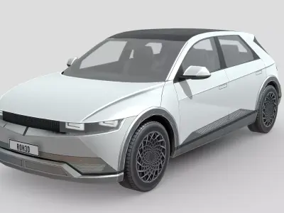 Hyundai IONIQ 5 2022 Low-poly 3D model