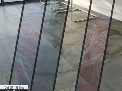 ABC Stone Set 3D model