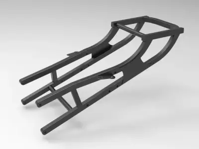 TELAIETTO POSTERIORE APRILIA RSV1000 OLD 2000 post frame 3D model