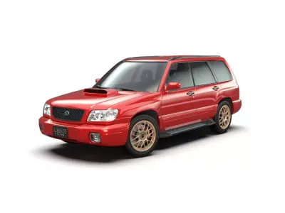 Subaru Forester SF5 S-turbo 2000-2002 3D model 3D model