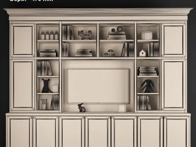 Kids Furniture Composition 74 3D model