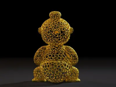 Japanese Mimushi figurine 3D print model