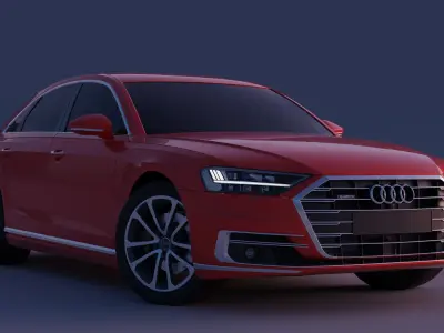 Audi A8 2018 3D model