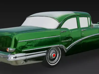 Buick Special 2 Door Sedan 1957 3D model 3D print 3D print model