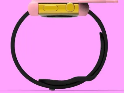 Hat With Mickey Mouse  Apple Watch Ears Case Cover 38mm 3D model 3D model