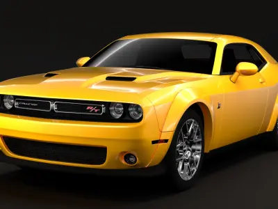 Dodge Challenger RT Scat Pack Widebody 2017 3D model