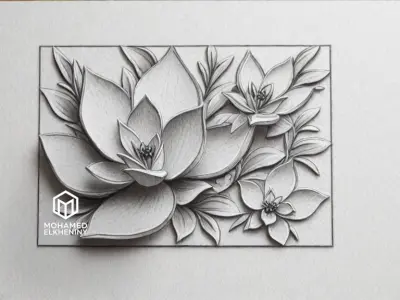 modern panel wall decor set wall relief mural CNC 119 3D model