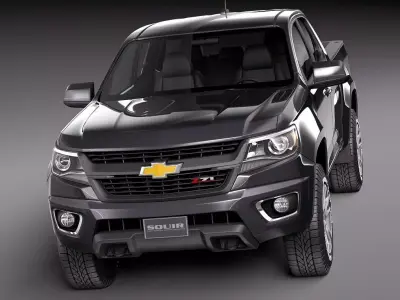 Chevrolet Colorado ShortCab 2015 3D model