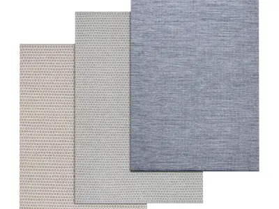 Rug Set 239 3D model