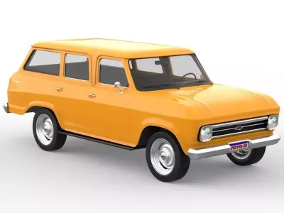 Chevrolet Veraneio 1977 3D model