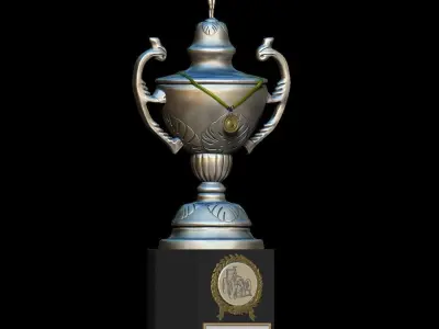 Ayrton Senna trophy 3D print model