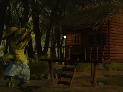 Crocodile Song 3D model