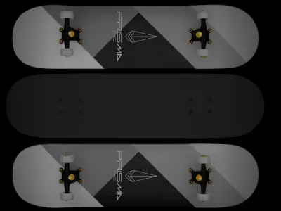 Prisma Skateboard Free 3D model